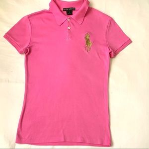 Women’s Ralph Lauren Big Pony Slim Fit Polo Shirt